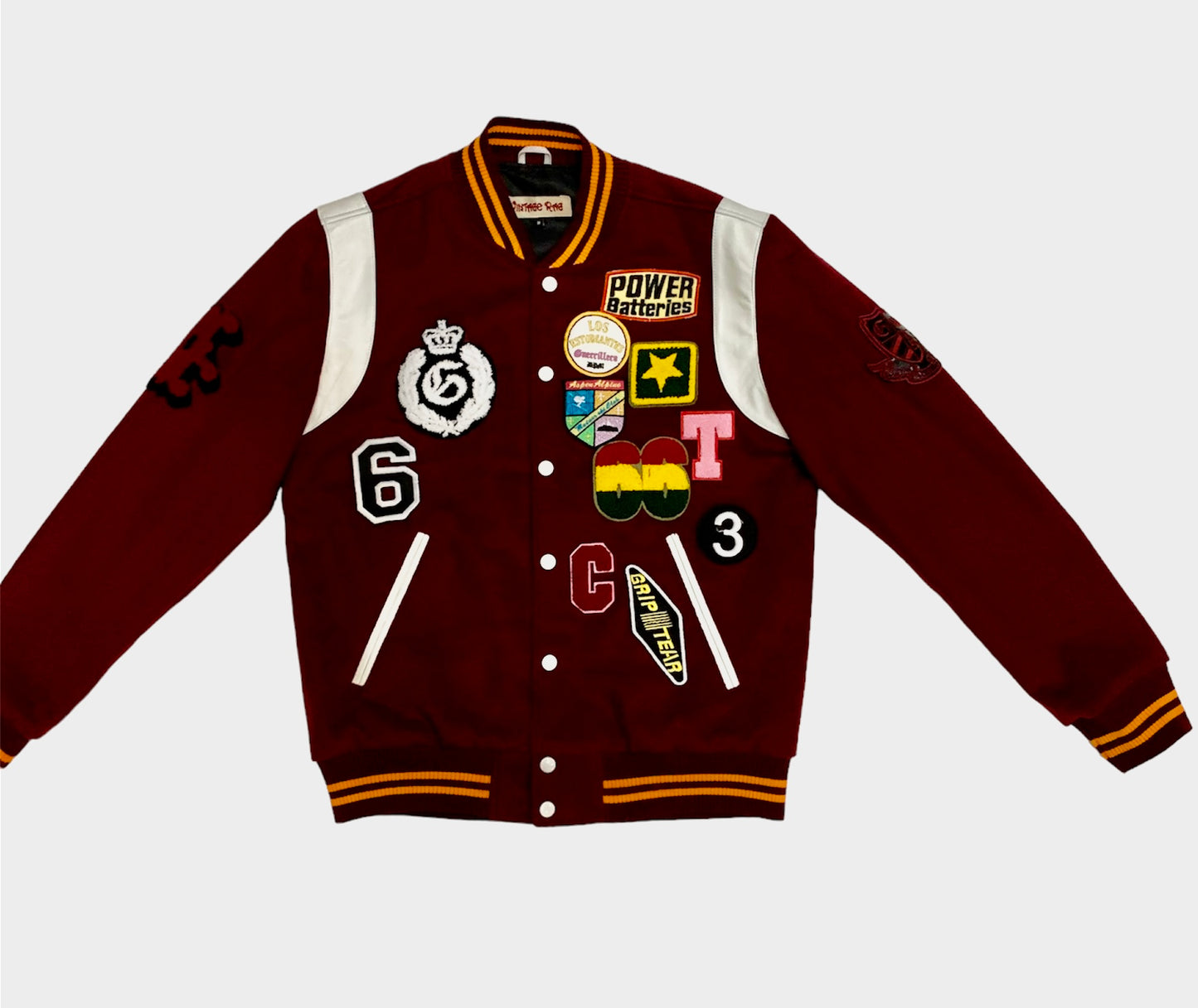 BURGUNDY PATCH VARSITY