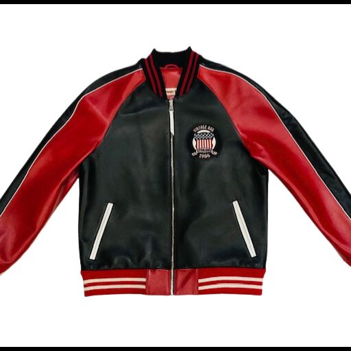 BLACK RED VARSITY